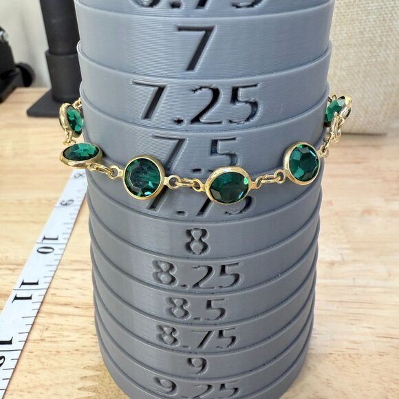 Vintage Swarovski Bracelet, Holiday Classic, Crystal, Gothic, Fairy, Cottagecore - Picture 4 of 13